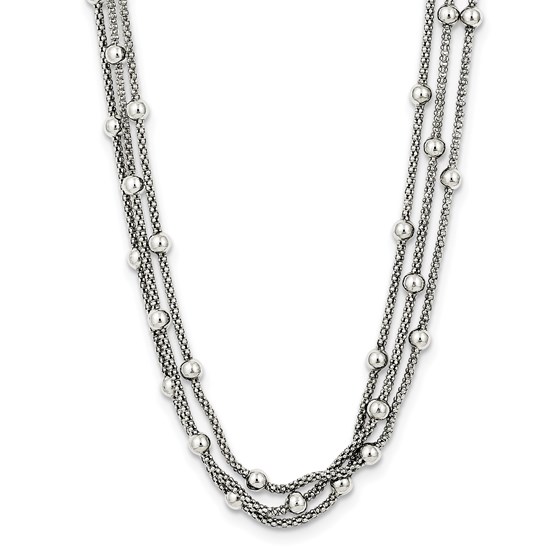 Sterling Silver Polished Necklace Sterling Silver Polished Necklace